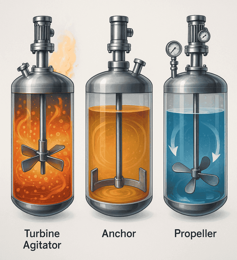 Agitator Design Based on Mixing Needs