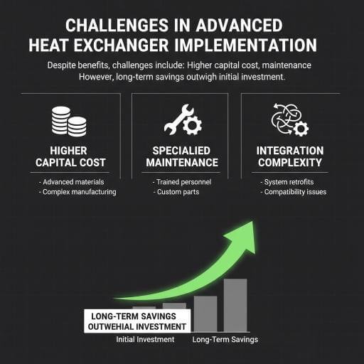 Challenges in Advanced Heat Exchanger Implementation