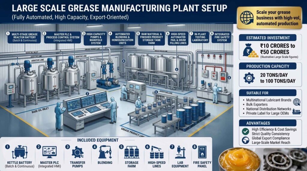 Large Scale Grease Manufacturing Plant Cost